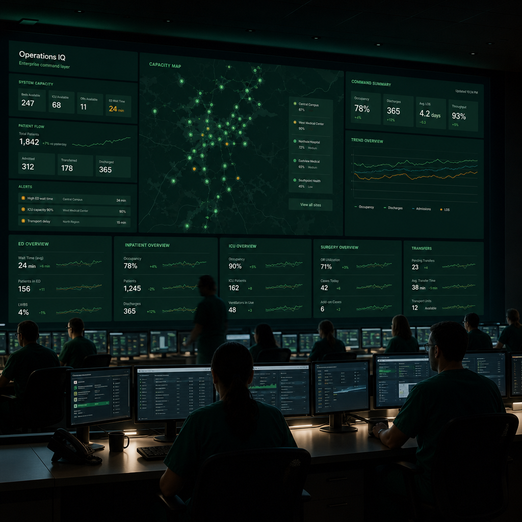 Hospital operations command center